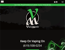 Tablet Screenshot of electroniccigaretteslakesideca.com